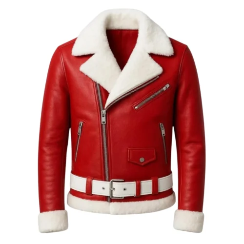 Men’s Leather Biker Jacket