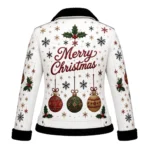Men’s Christmas Biker Leather Jacket