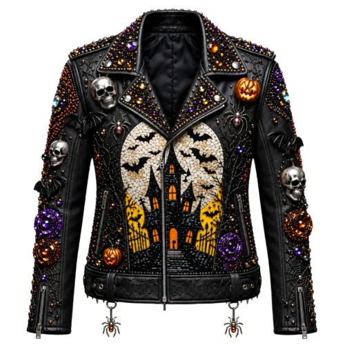 Men’s Leather Biker Jacket