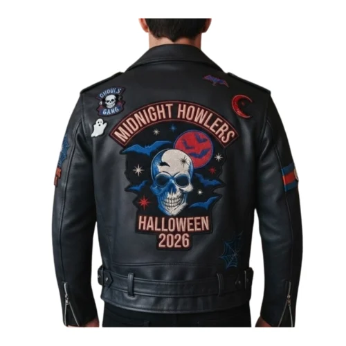 Men’s Halloween Leather Biker Jacket