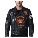Men’s Halloween Leather Biker Jacket